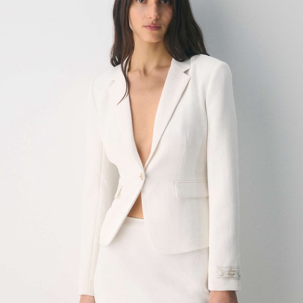 Aritzia Wilfred Tailored Blazer – Cream | Size XS